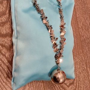 Disco ball necklace